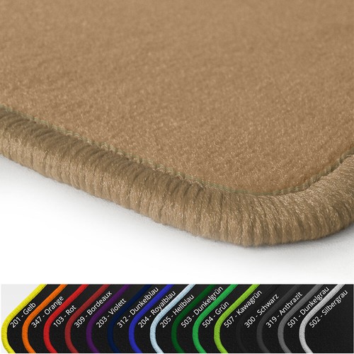 Fußmatten velours beige für - velours,